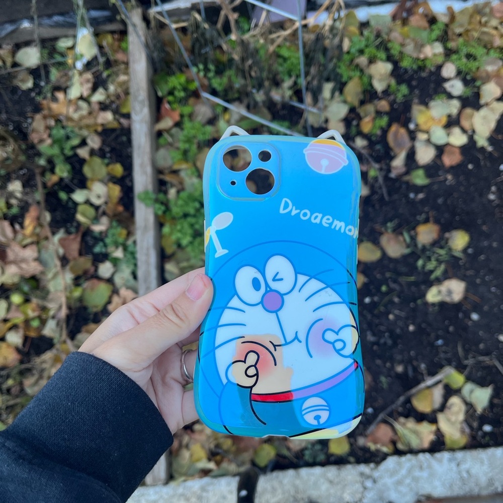 Poke poke Doraemon iPhone Case